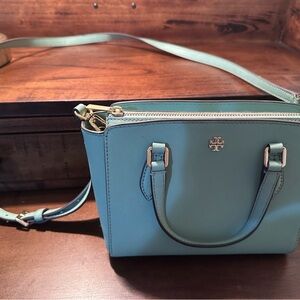 Tory Burch Blue Leather Women's Bag